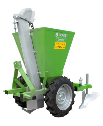 MASINA DE PLANTAT CARTOFI PE 2 RANDURI CU FERTILIZATOR - imagine 2