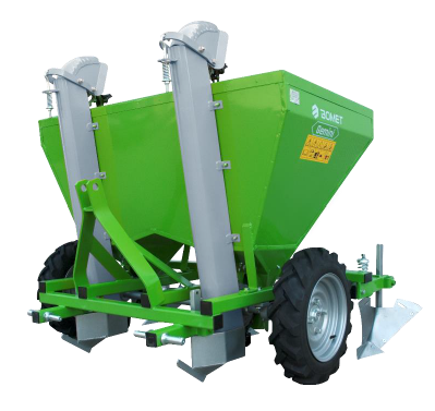 MASINA DE PLANTAT CARTOFI PE 2 RANDURI CU FERTILIZATOR - imagine 4