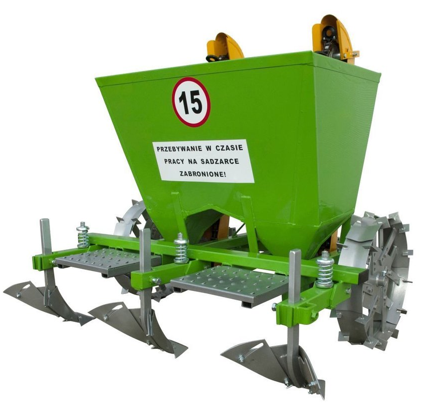 MASINA DE PLANTAT CARTOFI PE 2 RANDURI CU FERTILIZATOR - imagine 5